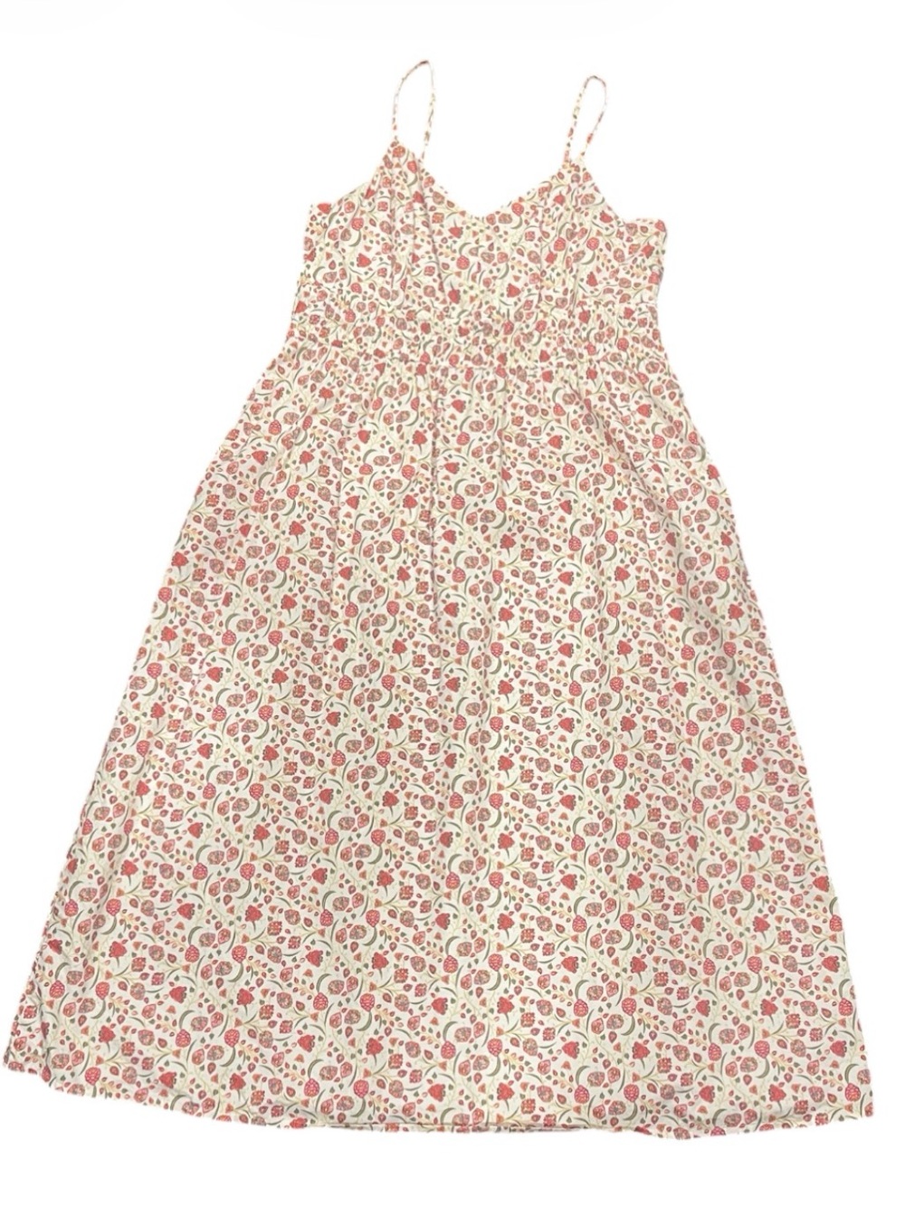 Old Navy Floral Maxi Dress XL Tall Smocked Waist Boho